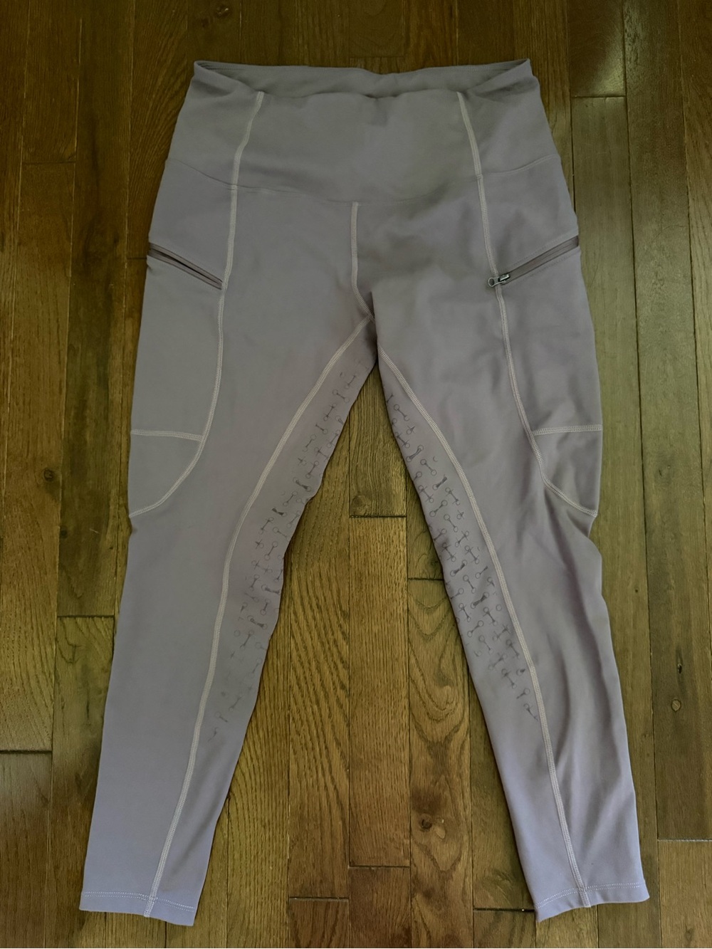 Purple High-Waist Performance Leggings